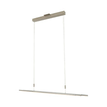 Load image into Gallery viewer, L-Light Line LED Linear Expandable Pendant Light in Satin Nickel/Chrome.