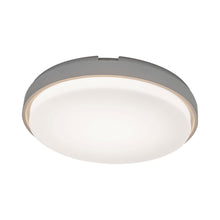 Load image into Gallery viewer, Zenith LED Flush Mount Ceiling Light in Grey and White.