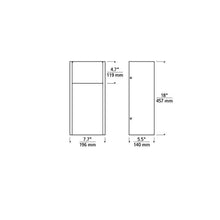 Load image into Gallery viewer, Zur 18 Outdoor LED Wall Light - line drawing.