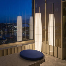 Load image into Gallery viewer, Colonne LED Floor Lamp in living room.
