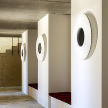 Load image into Gallery viewer, Iris LED Ceiling / Wall Light in living room.
