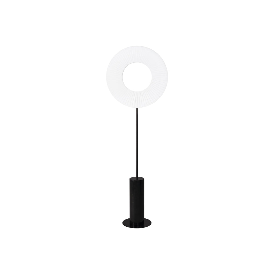 Iris LED Floor Lamp in Black (Small).