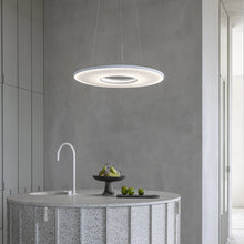 Load image into Gallery viewer, Iris LED Horizontal Pendant Light kitchen.
