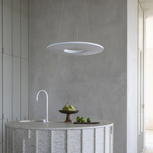 Load image into Gallery viewer, Iris LED Horizontal Pendant Light kitchen.
