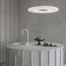 Load image into Gallery viewer, Iris LED Horizontal Pendant Light kitchen.
