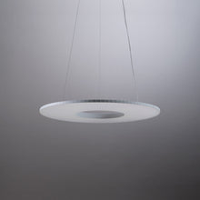 Load image into Gallery viewer, Iris LED Horizontal Pendant Light in Detail.
