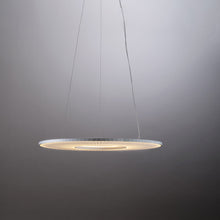Load image into Gallery viewer, Iris LED Horizontal Pendant Light in Detail.
