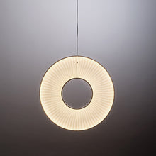 Load image into Gallery viewer, Iris LED Pendant Light in Detail.
