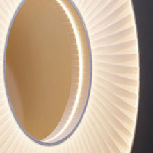 Load image into Gallery viewer, Iris LED Wall Light in Detail.
