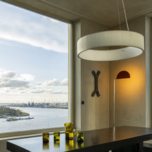 Load image into Gallery viewer, Ronde LED Pendant Light in living room.
