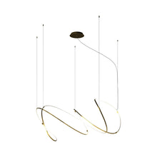 Load image into Gallery viewer, Zigouzi LED Pendant Light in Gold (Large).
