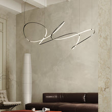 Load image into Gallery viewer, Zigouzi LED Pendant Light in living room.

