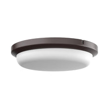 Load image into Gallery viewer, Dean Outdoor LED Flush Mount Ceiling Light in Bronze (11-Inch).
