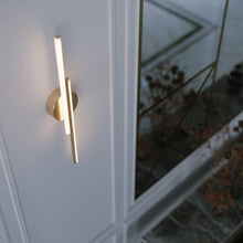 Load image into Gallery viewer, Ella LED Wall Light in living room.
