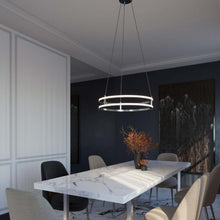 Load image into Gallery viewer, Gemini LED Pendant Light in dinning room.
