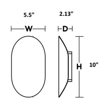 Load image into Gallery viewer, Remy Outdoor LED Wall Light - line drawing.
