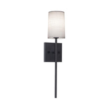 Load image into Gallery viewer, Rose Wall Light in Black (1-Light).
