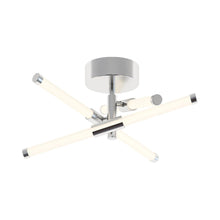Load image into Gallery viewer, Rusnak LED Semi Flush Mount Ceiling Light in Polished Chrome.
