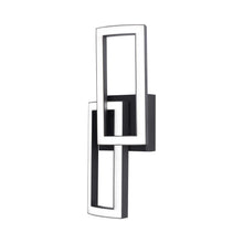 Load image into Gallery viewer, Sia LED Wall Light in Black.

