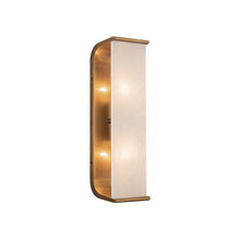Load image into Gallery viewer, Abbott Wall Light in Vintage Brass (15-Inch).

