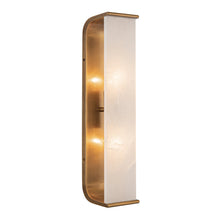 Load image into Gallery viewer, Abbott Wall Light in Vintage Brass (18.75-Inch).
