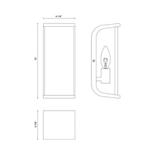 Load image into Gallery viewer, Abbott Wall Light - line drawing.
