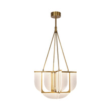 Load image into Gallery viewer, Anders LED Chandelier in Vintage Brass.
