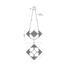 Load image into Gallery viewer, Cairo Chandelier - line drawing.

