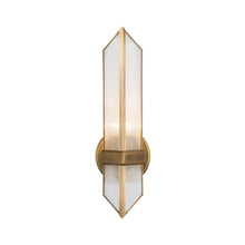 Load image into Gallery viewer, Cairo Vanity Wall Light in Vintage Brass (1-Light).
