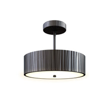 Load image into Gallery viewer, Kensington LED Semi Flush Mount Ceiling Light in Urban Bronze.
