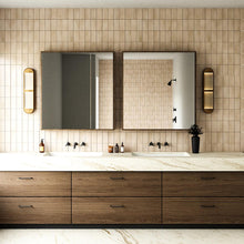 Load image into Gallery viewer, Palais LED Vanity Wall Light in bathroom.
