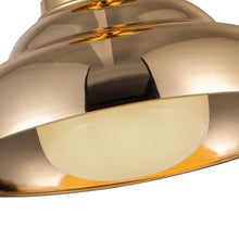 Load image into Gallery viewer, Palmetto Semi Flush Mount Ceiling Light in Detail.
