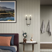 Load image into Gallery viewer, Peabody Wall Light in bedroom.
