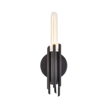 Load image into Gallery viewer, Torres Vanity Wall Light in Matte Black/Without Shade (1-Light).
