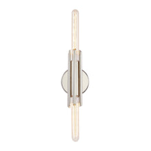 Load image into Gallery viewer, Torres Vanity Wall Light in Polished Nickel/Without Shade (2-Light).
