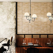 Load image into Gallery viewer, Alba Chandelier in restaurant.
