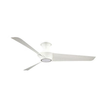 Load image into Gallery viewer, Emiko LED Flush Mount Ceiling Fan in Detail.
