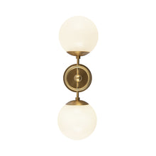 Load image into Gallery viewer, Fiore Bath Wall Light in Brushed Gold.
