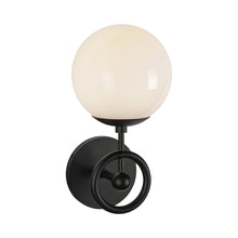 Load image into Gallery viewer, Fiore Vertical Bath Wall Light in Matte Black.
