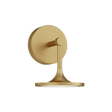 Load image into Gallery viewer, Issa LED Vanity Wall Light in Brushed Gold (1-Light).
