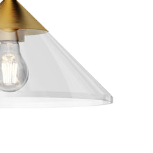Load image into Gallery viewer, Mauer Semi Flush Mount Ceiling Light in Detail.
