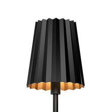 Load image into Gallery viewer, Plisse Wall Light in Detail.
