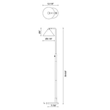 Load image into Gallery viewer, Remy Floor Lamp - line drawing.
