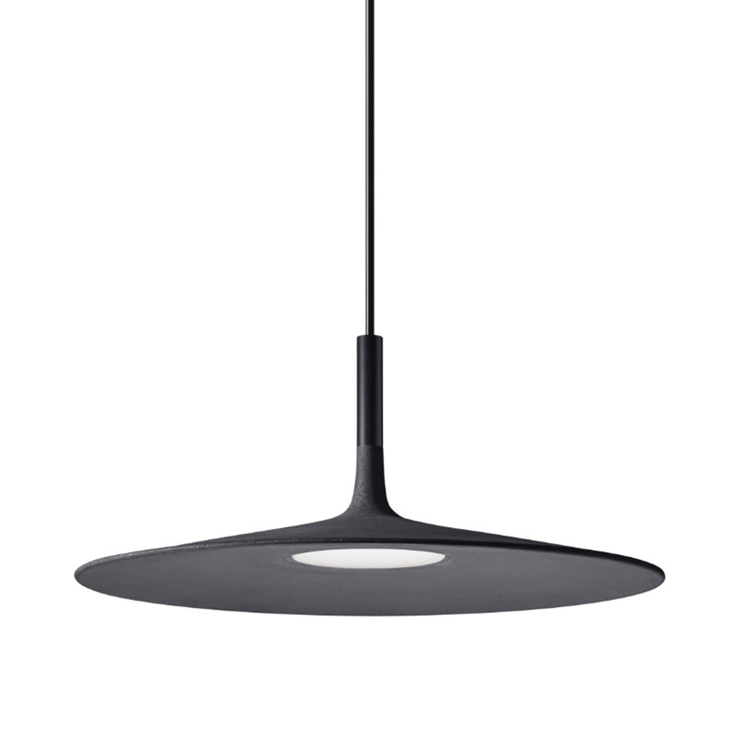 Aplomb Wide Pendant Light in Anthracite.