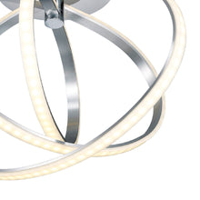 Load image into Gallery viewer, Corland LED Semi Flush Mount Ceiling Light in Detail.
