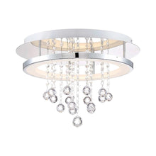 Load image into Gallery viewer, Dorian Circular LED Flush Mount Ceiling Light in Detail.
