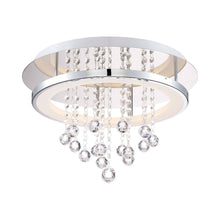 Load image into Gallery viewer, Dorian Circular LED Flush Mount Ceiling Light in Detail.
