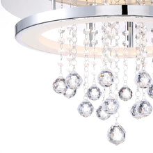 Load image into Gallery viewer, Dorian Circular LED Flush Mount Ceiling Light in Detail.
