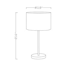 Load image into Gallery viewer, Grannus Table Lamp - line drawing.
