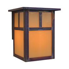 Load image into Gallery viewer, Mission Wall Light in Raw Copper (Tan).

